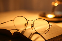 眼鏡と書籍